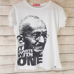 ME to WE Ghandi Tshirt IT STARTS With one